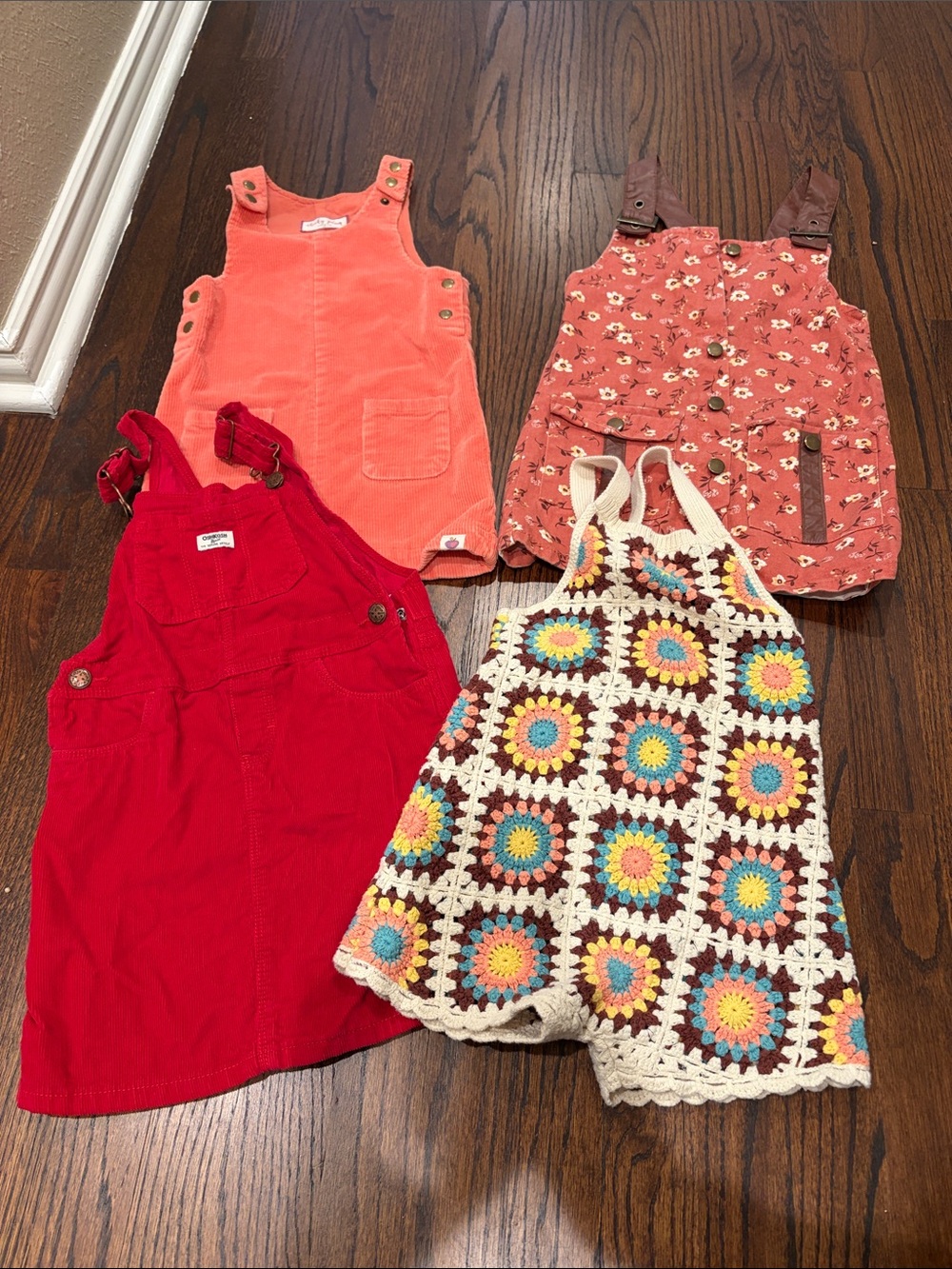 Assorted 4t and 5t Pinafore and Overall dress and jumpers